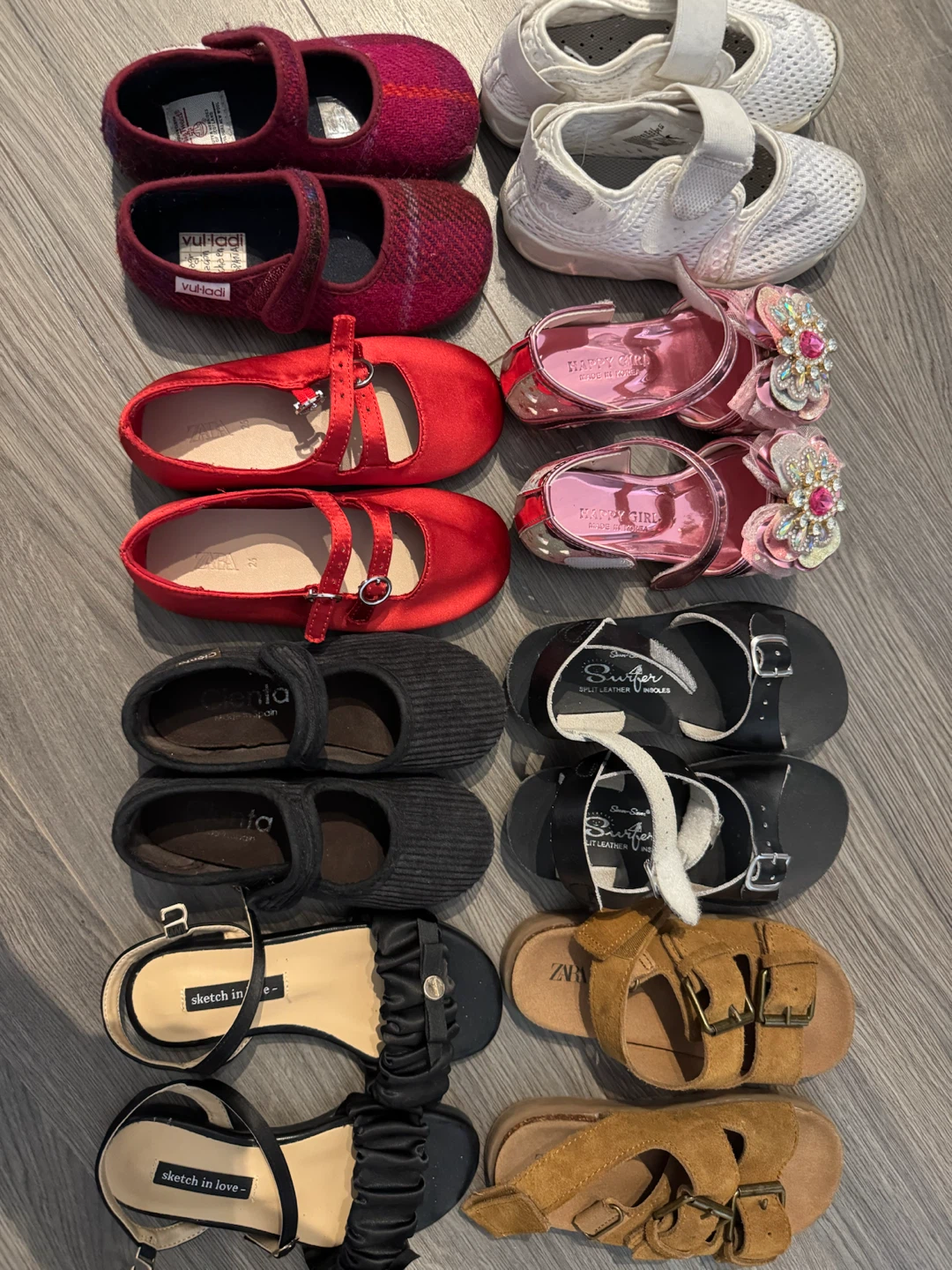 Lot of 8 pairs of children's shoes(Girl) - photo 4