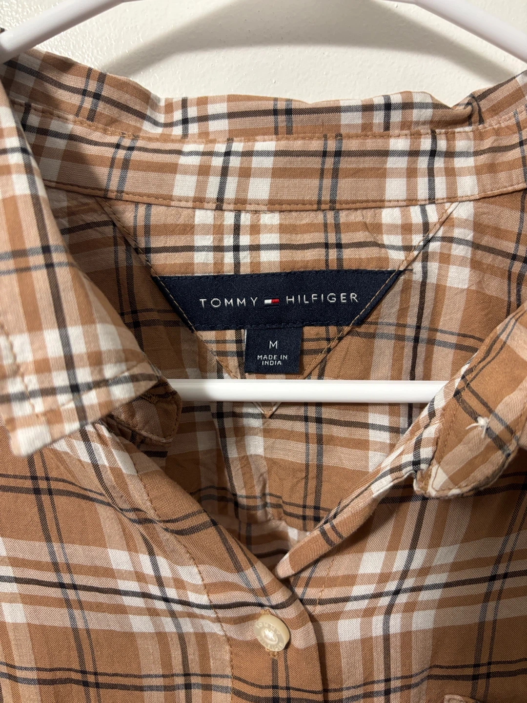 Tommy Hilfiger Brown Plaid Shirt - photo 2