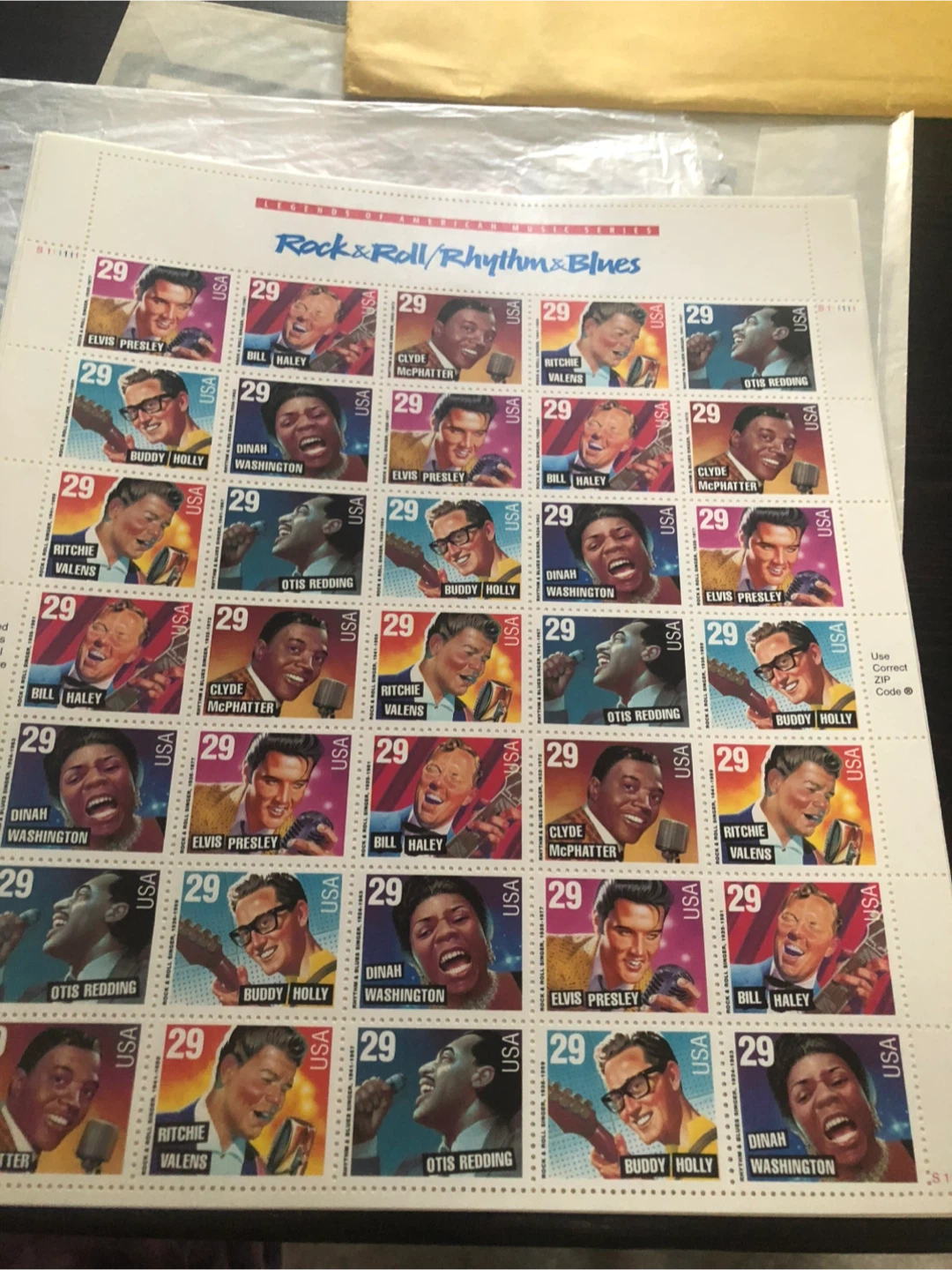 Collection of Vintage Commemorative Stamp Sheets
