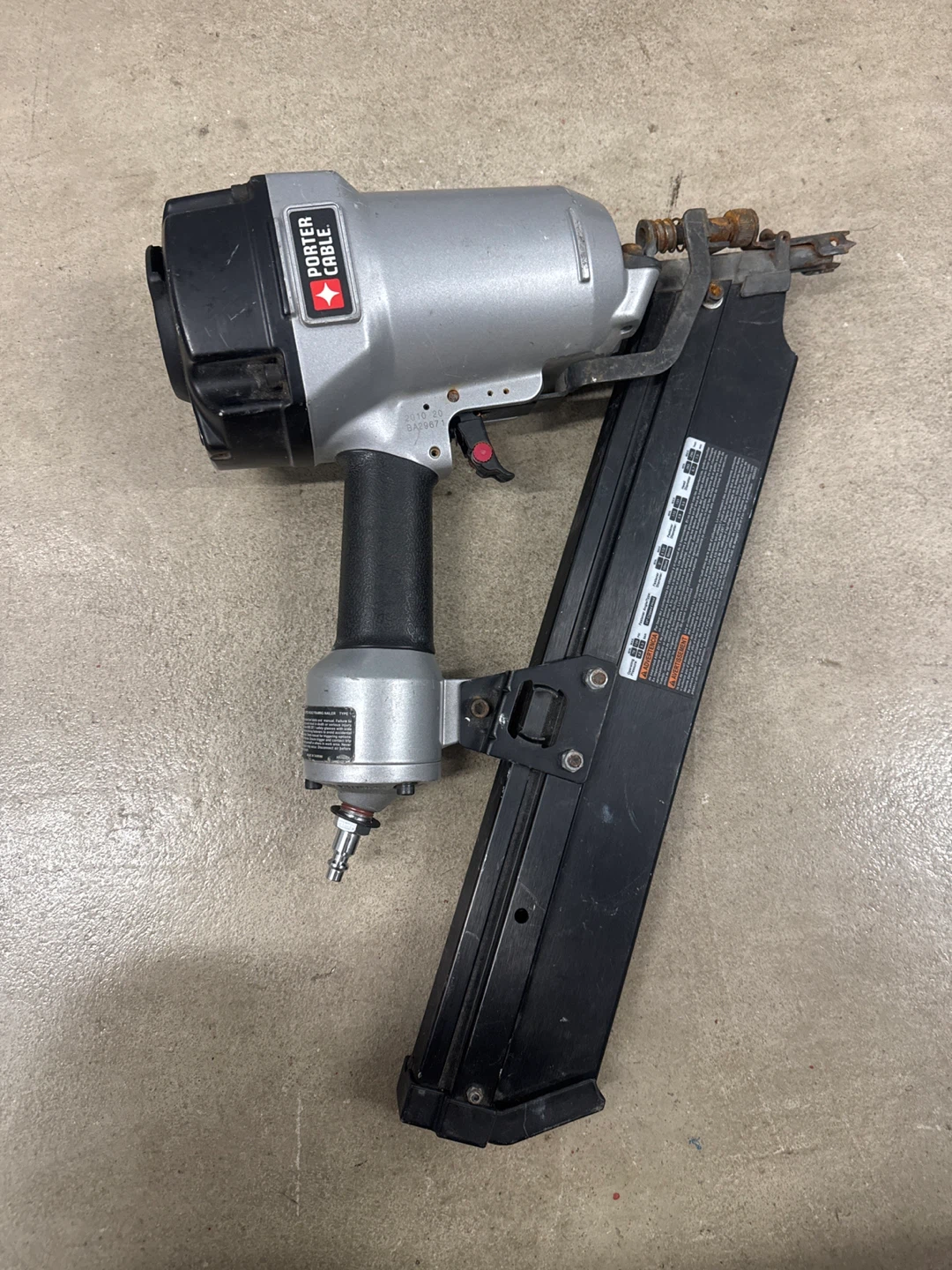 Porter-Cable Pneumatic Framing Nailer - photo 2