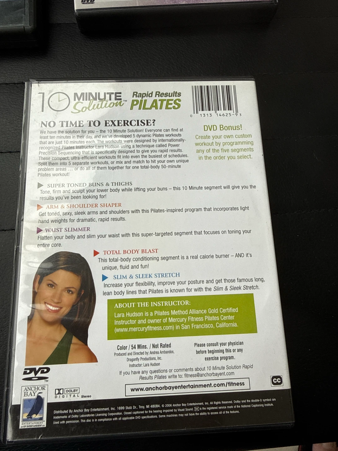10 Minute Solution Rapid Results Pilates DVD - photo 2
