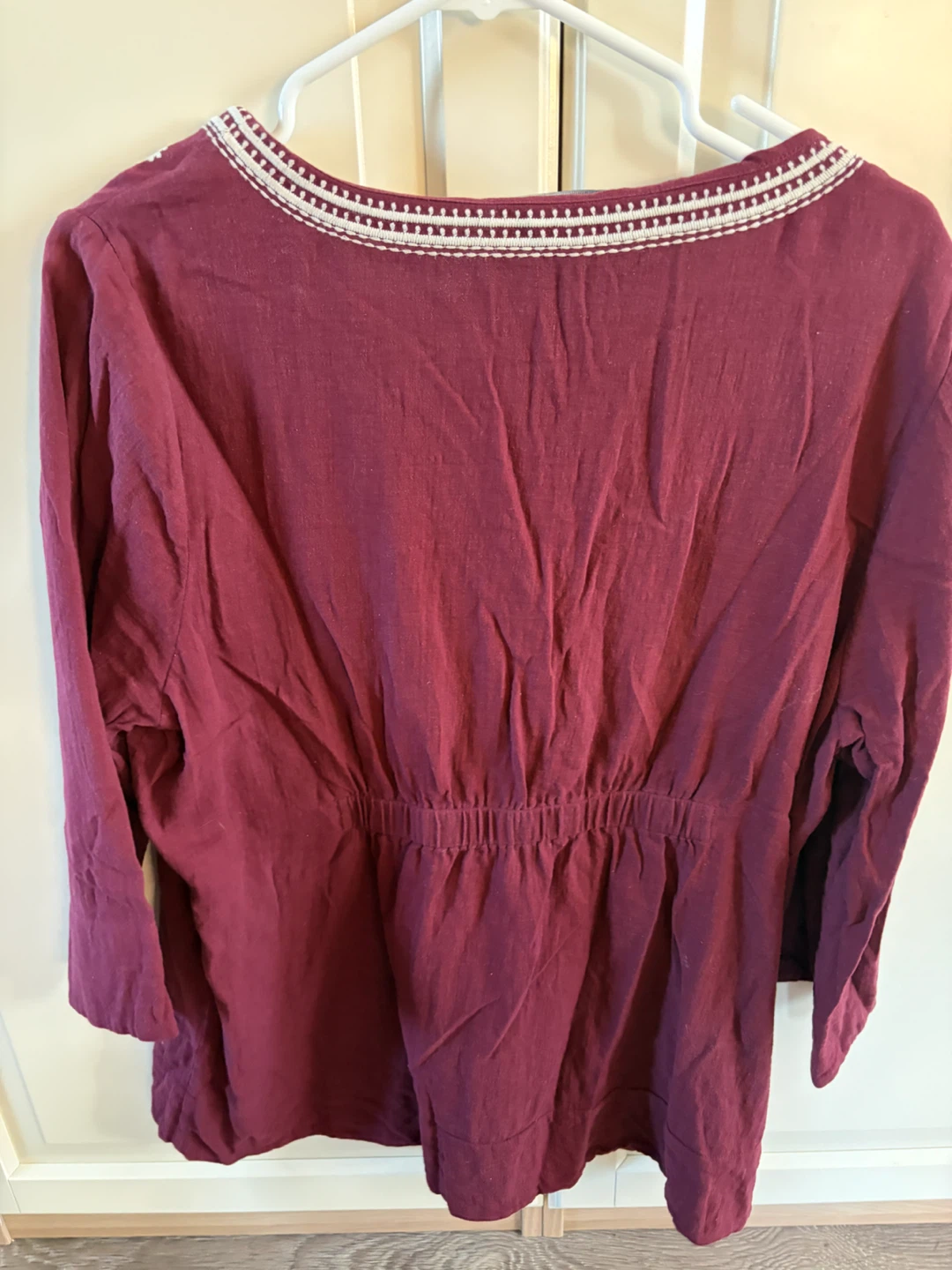 Tommy Bahama Embroidered Maroon Tunic - photo 2