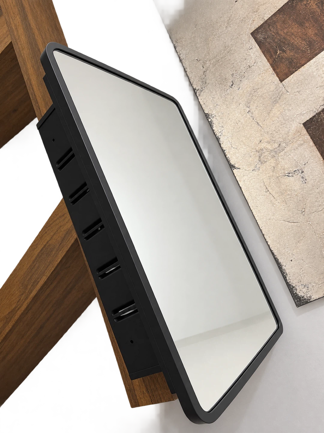 Black Medicine Cabinet with Mirror 16x24 inch