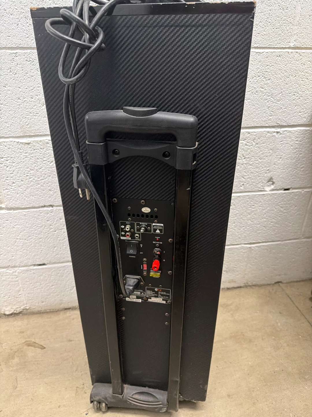 QFX PBX-3011BT Portable PA Speaker System - photo 3