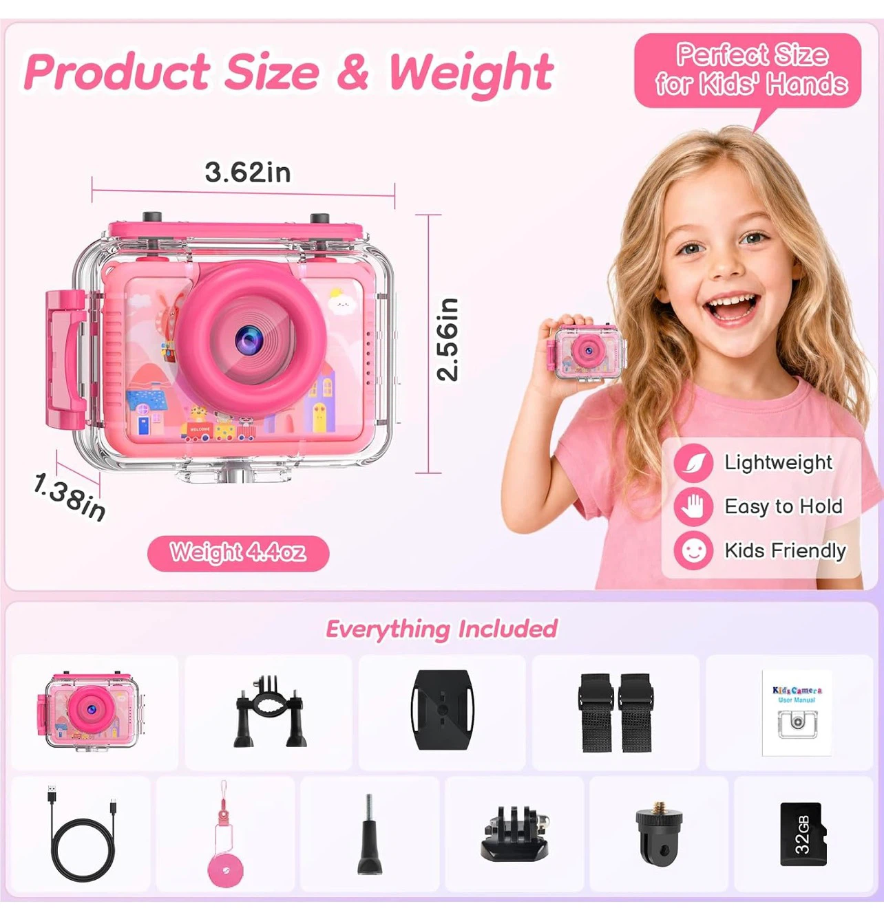 IP68 Waterproof Kids Digital Camera - photo 3