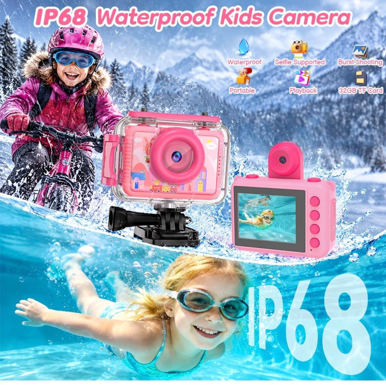 IP68 Waterproof Kids Digital Camera - photo 4