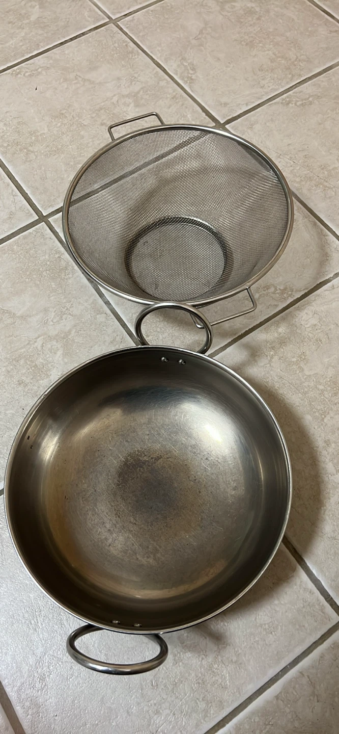 Stainless Steel Cookware Set with Strainer - photo 2