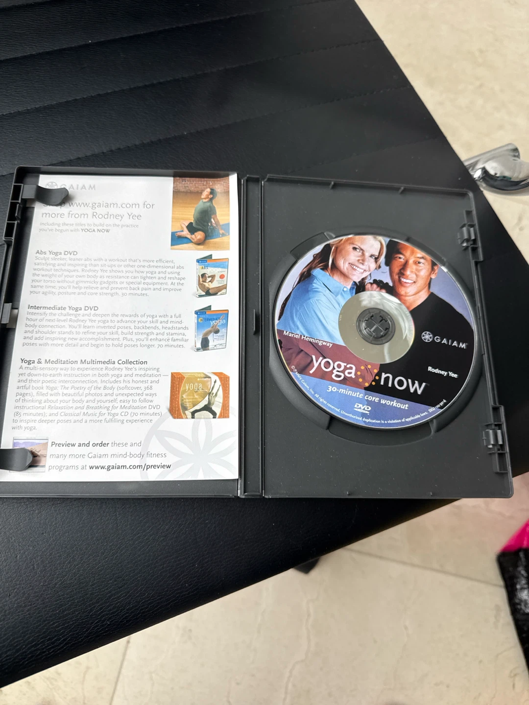 Gaiam Yoga Now DVD - Mariel Hemingway - photo 3