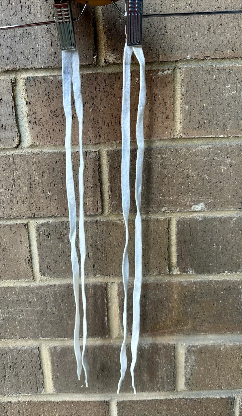 41" White Cotton Converse All Star Low-Top Laces - photo 5