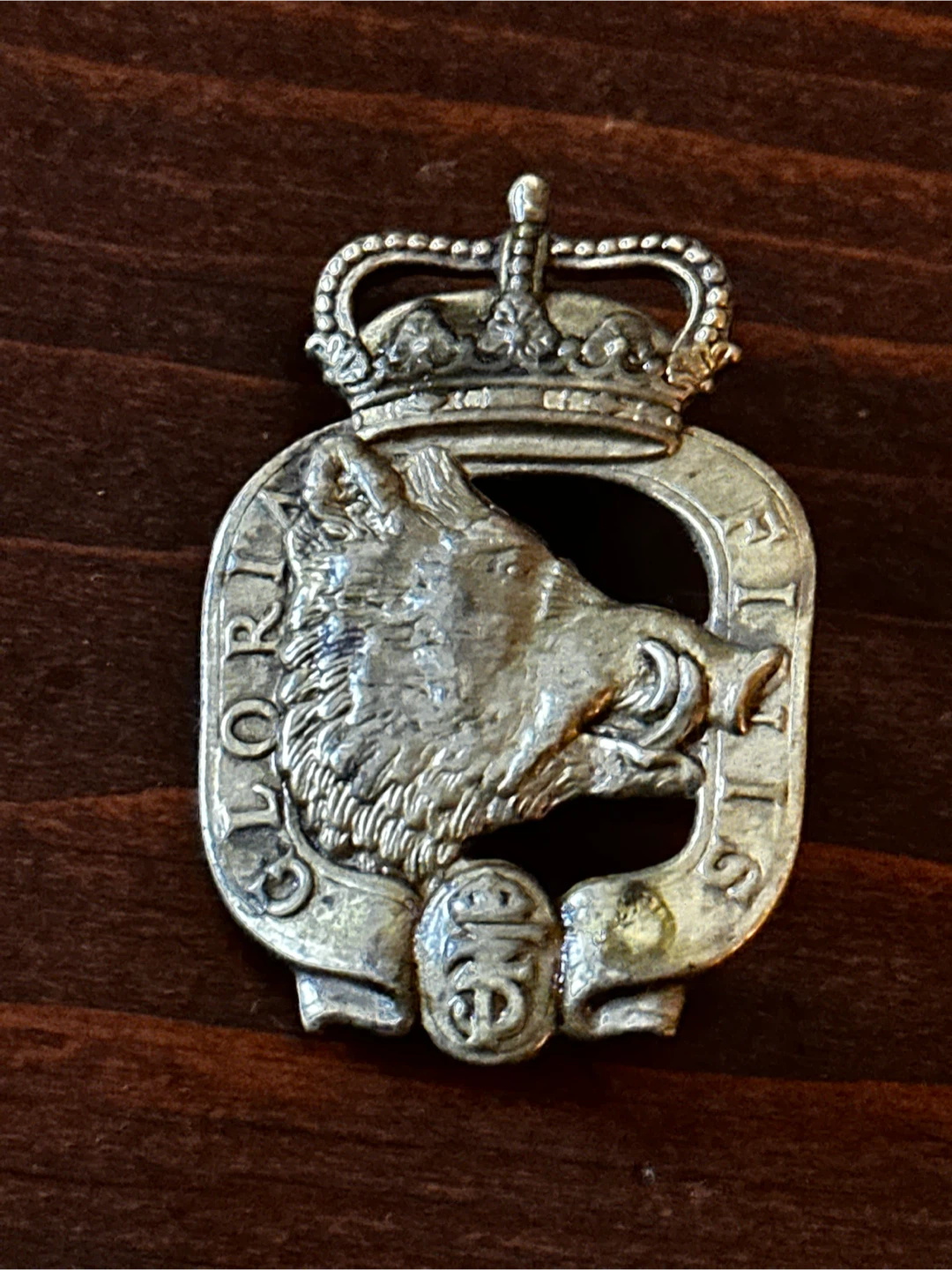 Danish Prinsens Livregiment Cap Badge - H. Rild