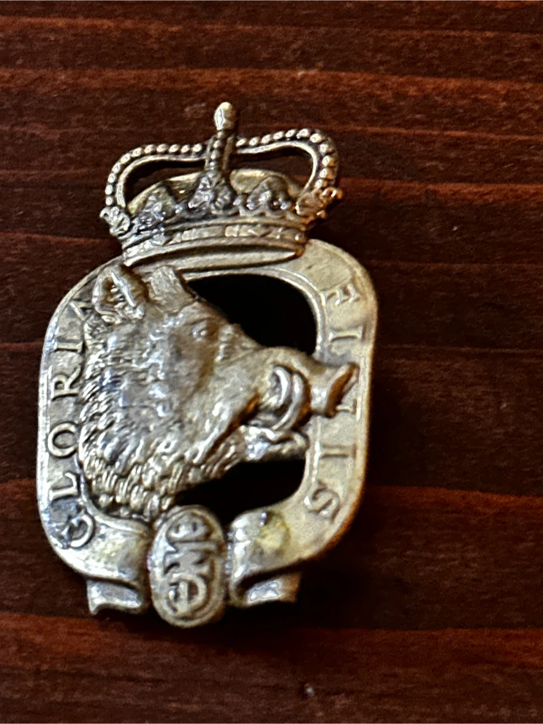 Danish Prinsens Livregiment Cap Badge - H. Rild - photo 2