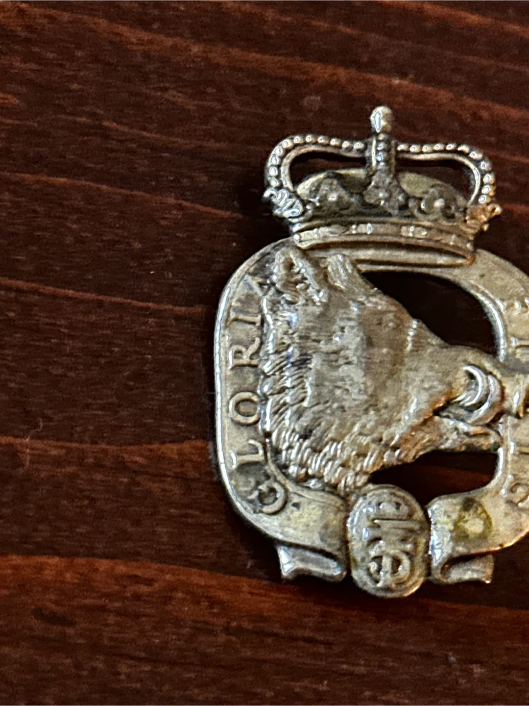 Danish Prinsens Livregiment Cap Badge - H. Rild - photo 3