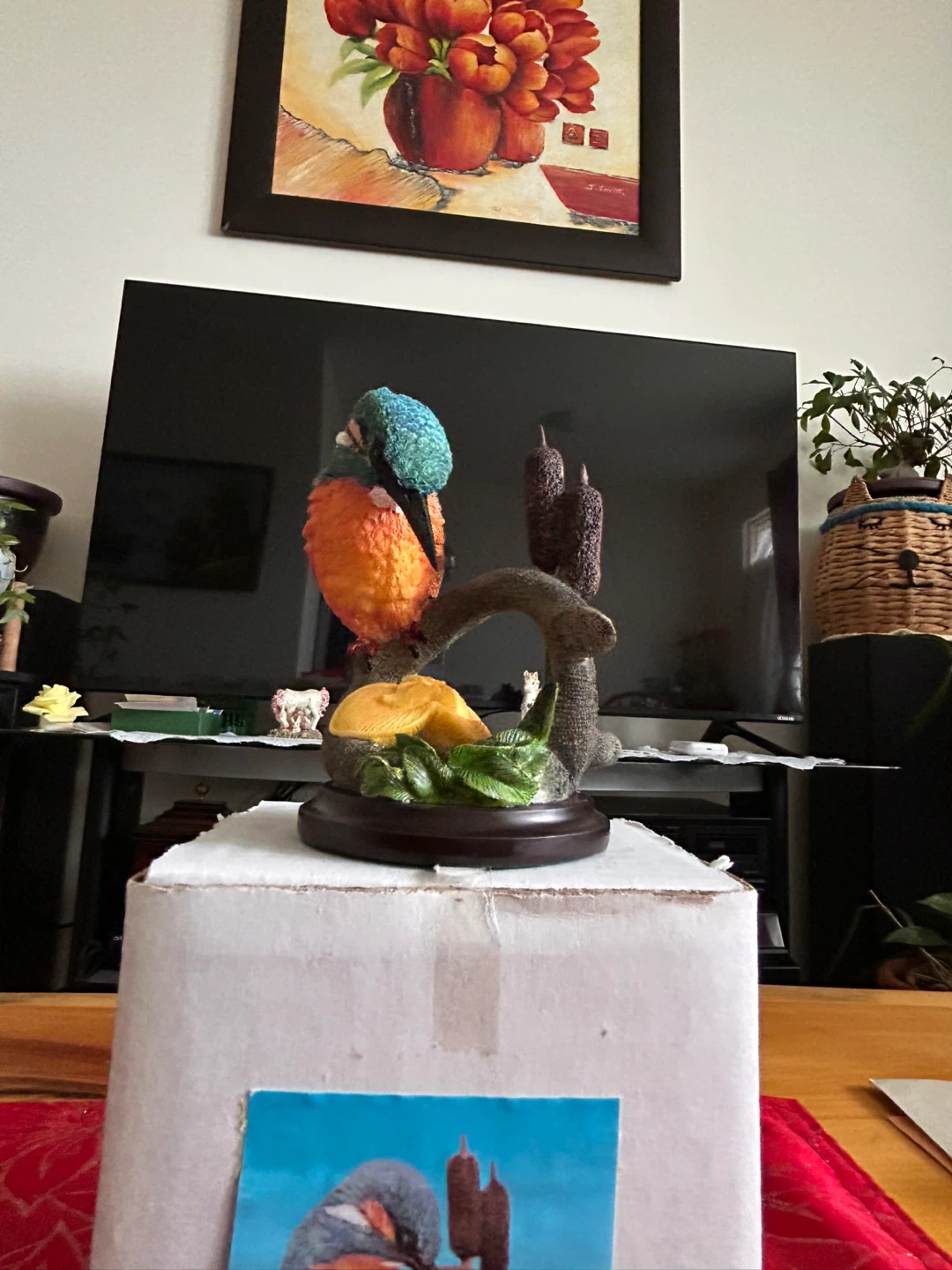 Kingfisher Bird Figurine