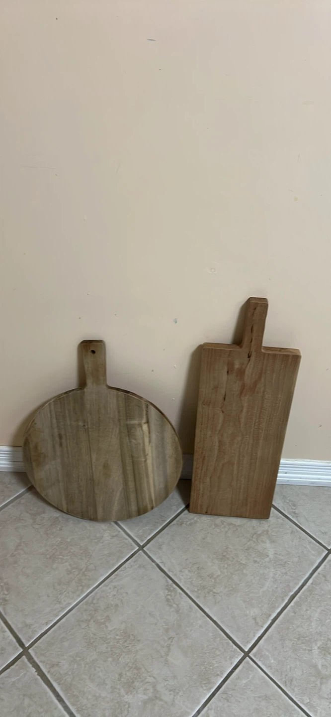 Two Wooden Serving Boards