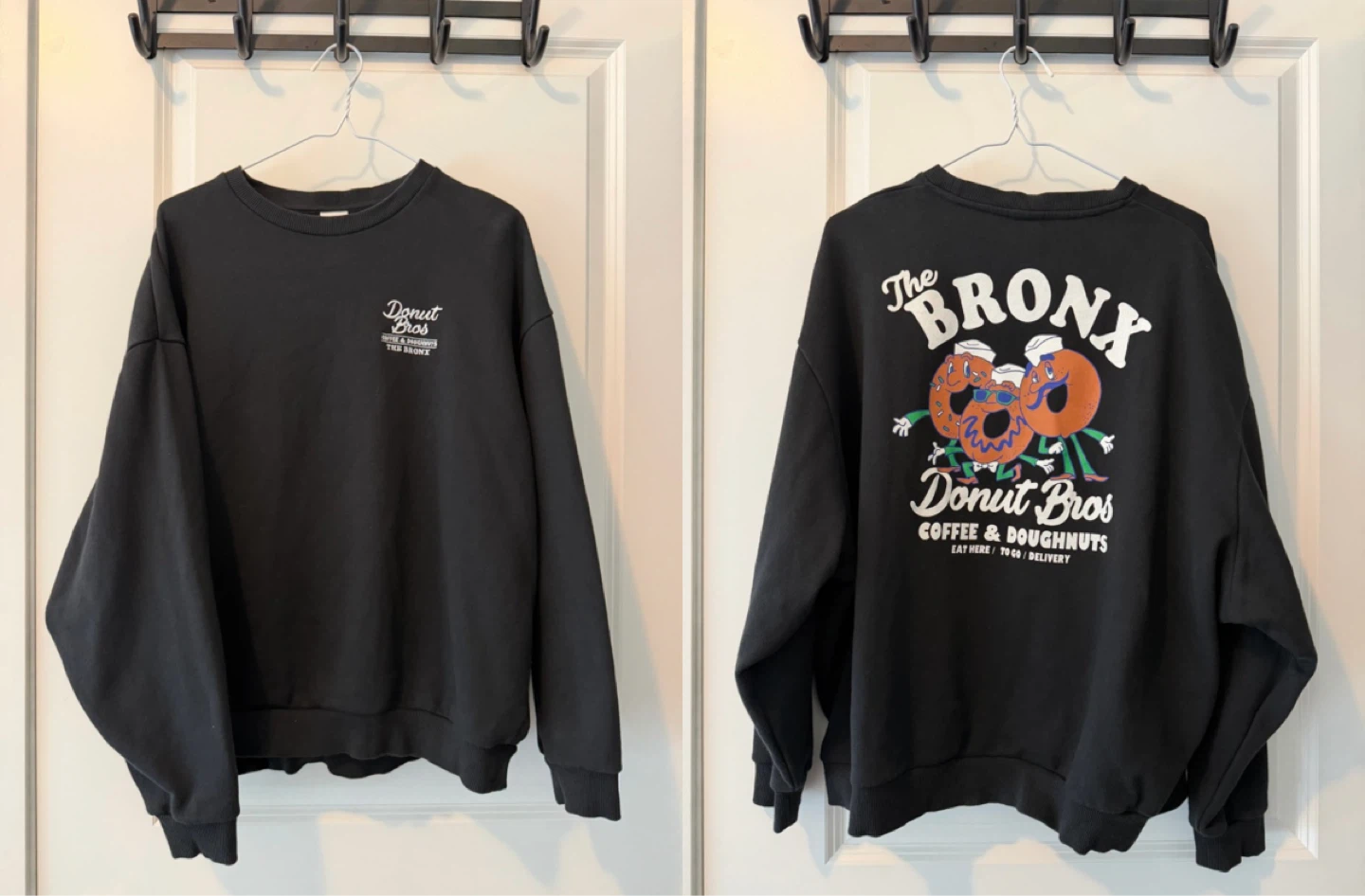 The Bronx Donut Bros Graphic Crewneck Sweatshirt