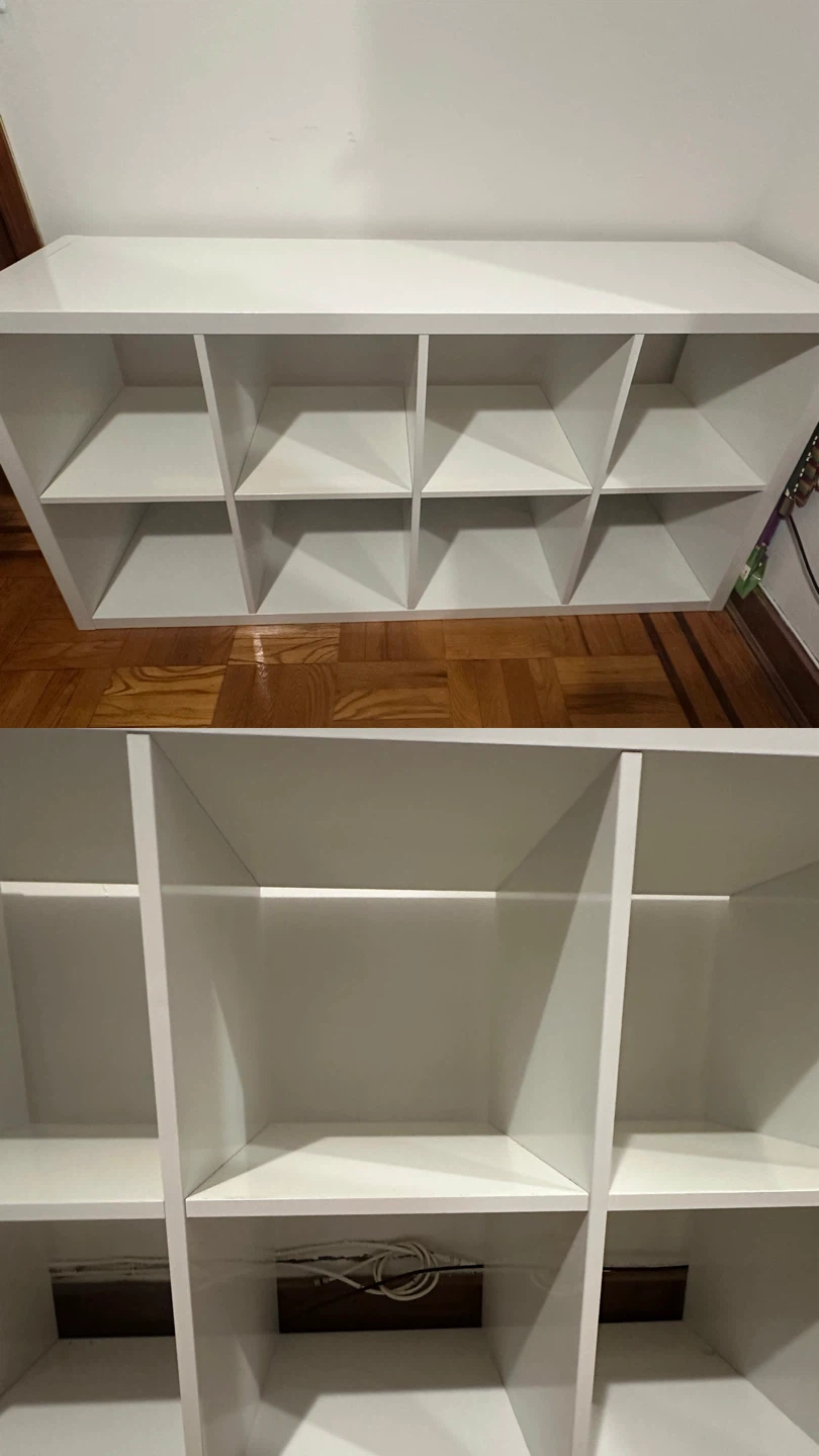 IKEA Kallax 8-Cube Storage Shelf Unit