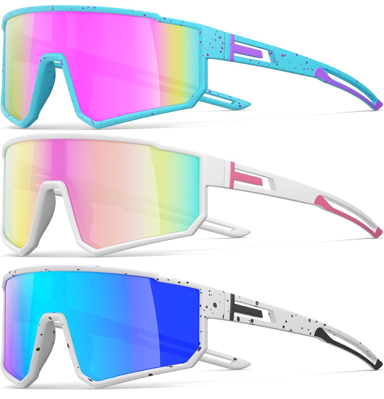Sporty Polarized Sunglasses with UV400 Protection