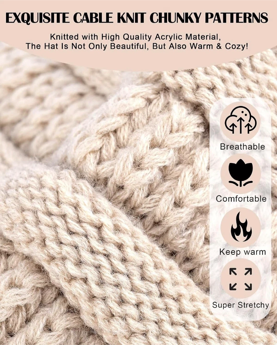 Satin-Lined Ribbed Beanie - photo 5
