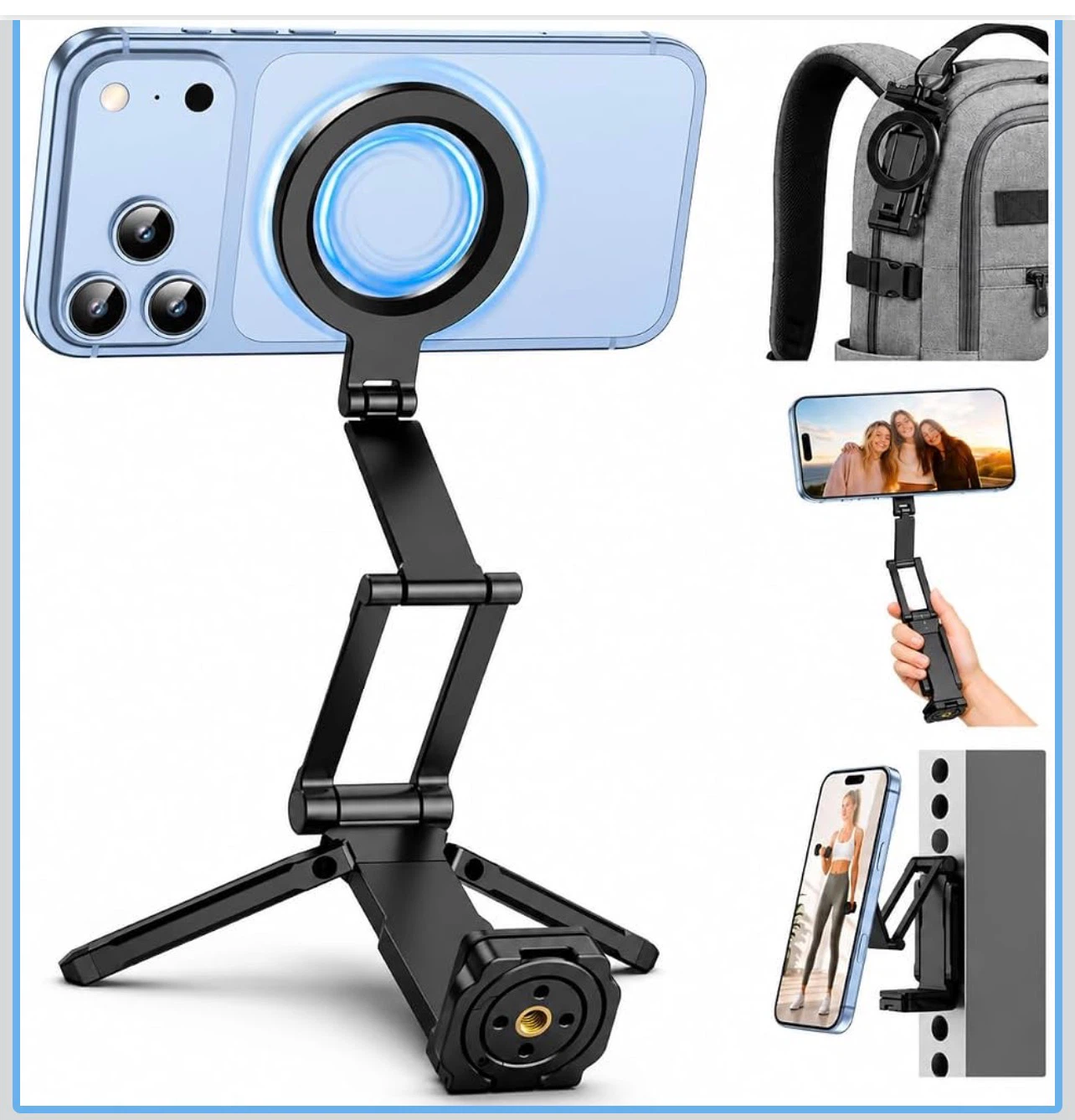 Magnetic Foldable Phone Mount