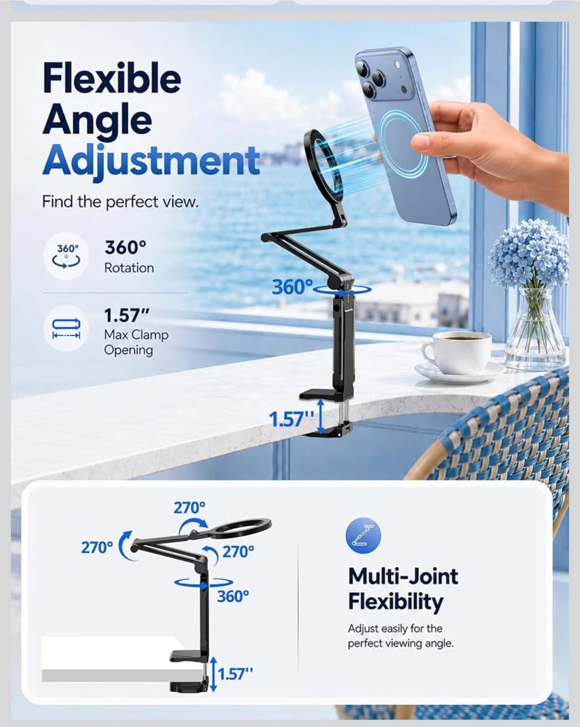 Magnetic Foldable Phone Mount - photo 4