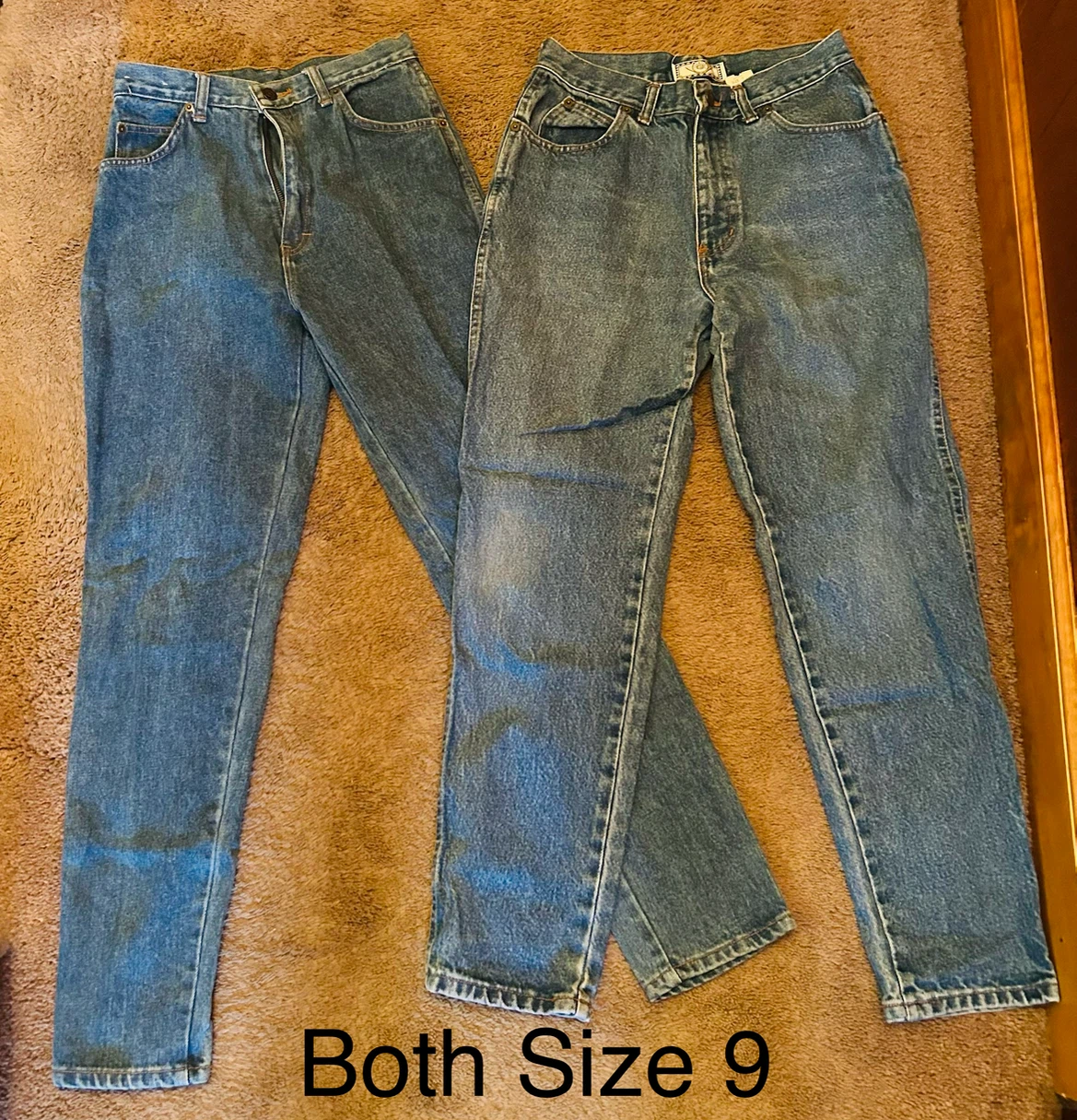Two Pairs of Size 9 Blue Jeans - photo 2