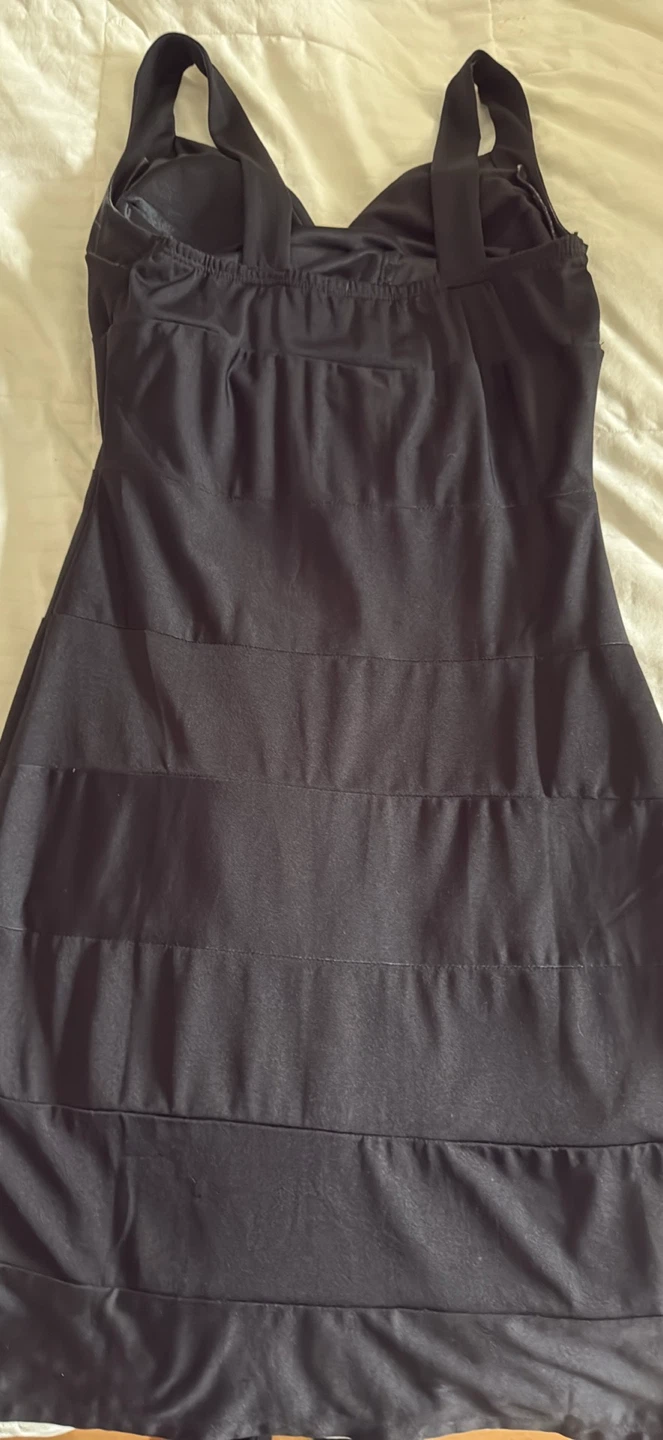 Eunique Black Sleeveless V  Dress - photo 3