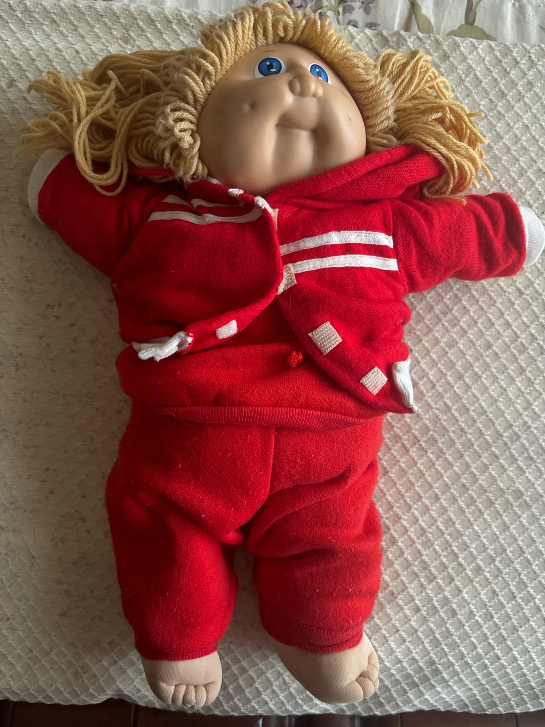 Cabbage Patch Kids Doll with Red Outfit