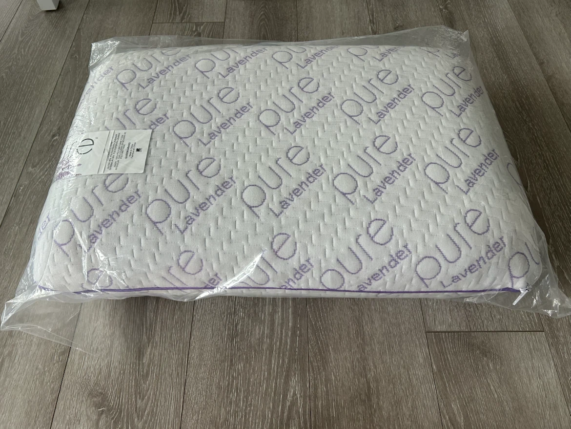 Pure Lavender Memory Foam Pillow Queen - photo 3