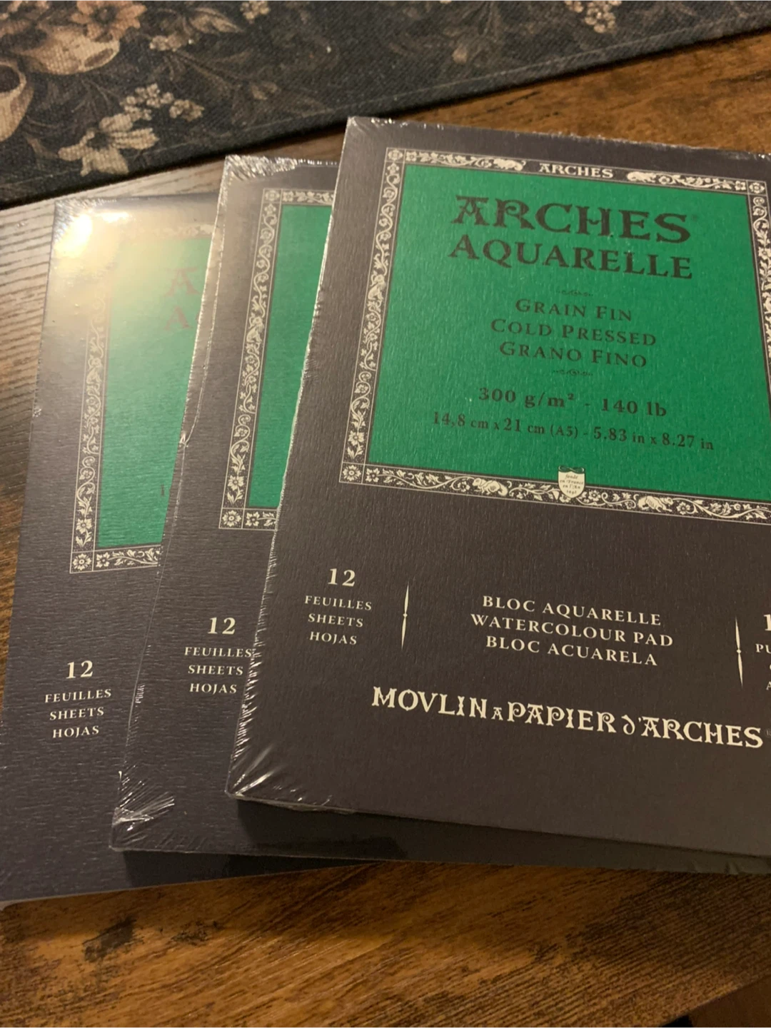 Arches Aquarelle Watercolor Pad, 5.8" x 8.3" cold press