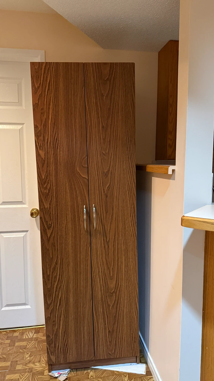 Tall Wooden Storage Cabinet/Pantry