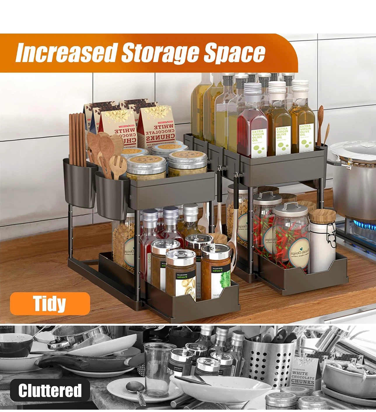 Cabinet storage-Under the sink storage-2 sets - photo 3