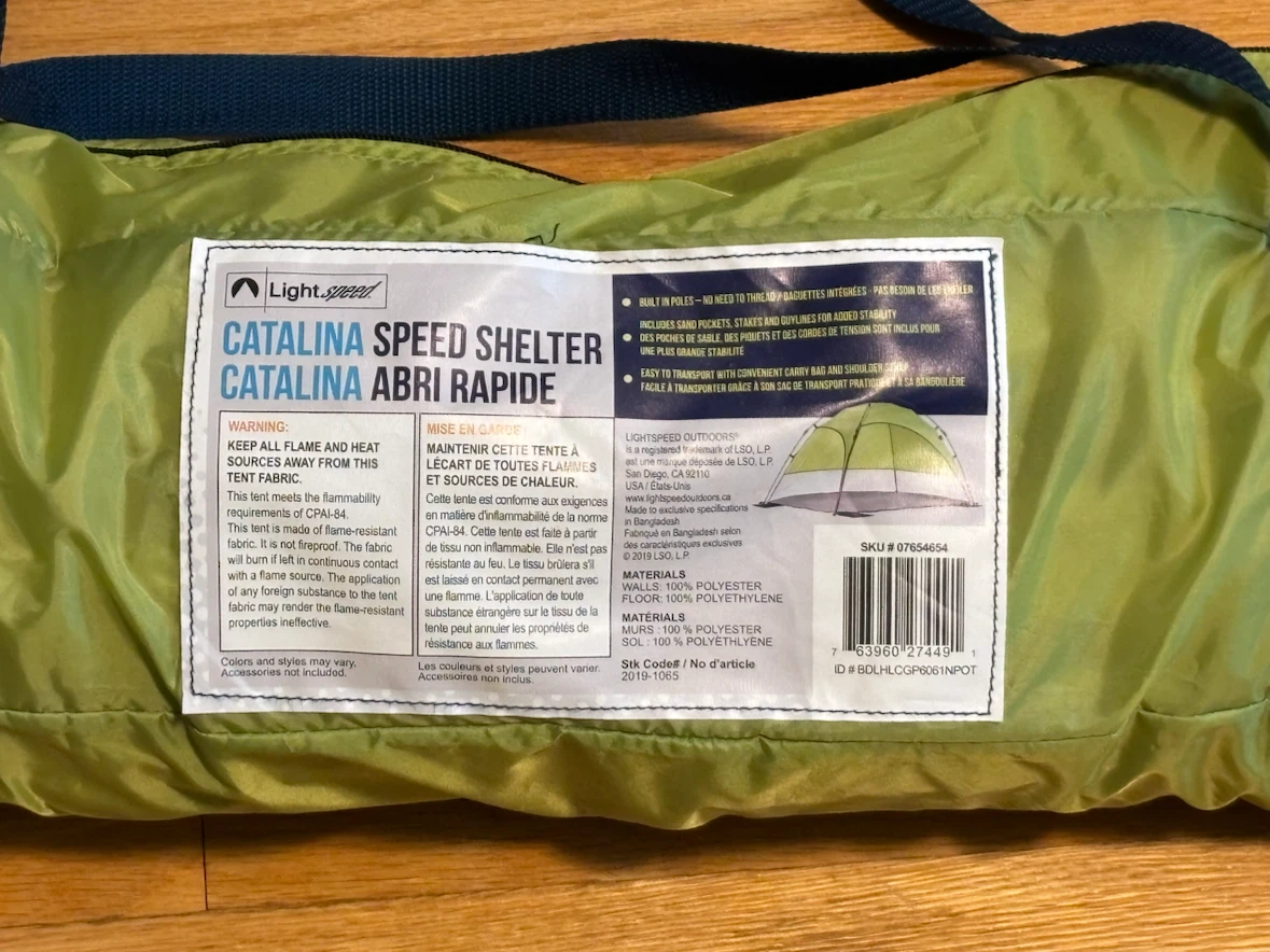 Lightspeed Outdoors Catalina Pop-Up Beach Sun Shade Tent - photo 5