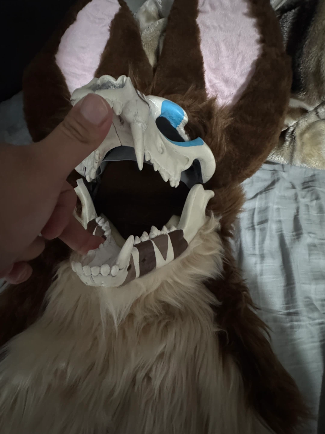 Custom Skull Mask Furry Costume - photo 2