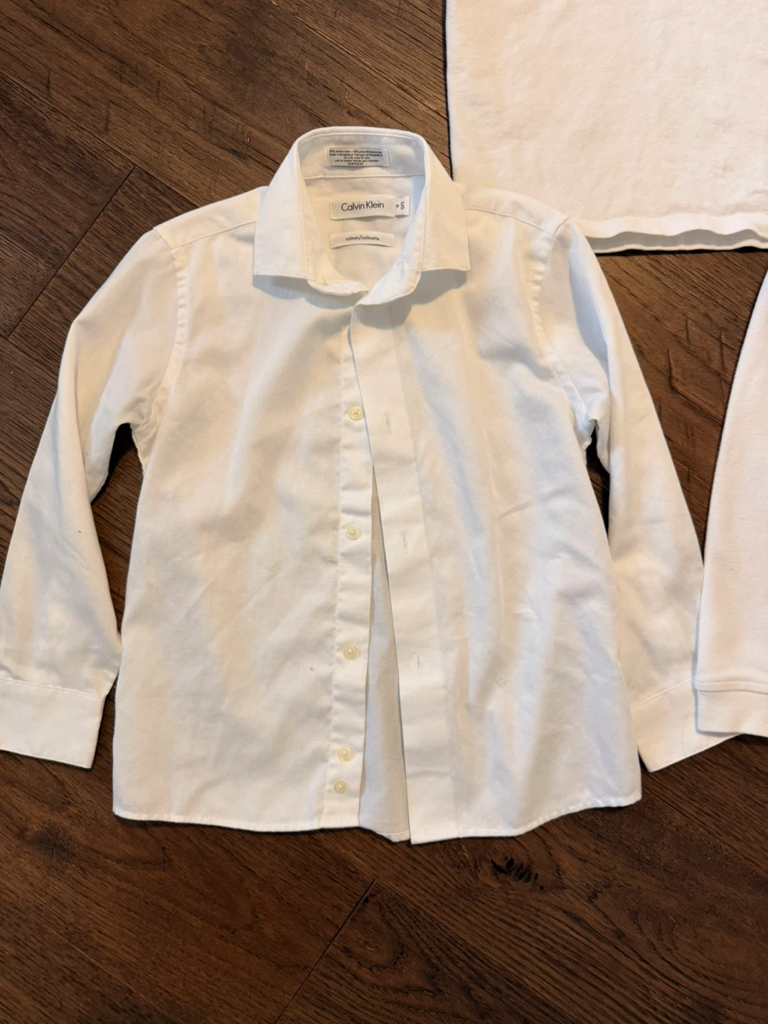 $5 for all!! White Boys Shirts / Uniform Shirts (Size 6/7) - photo 2