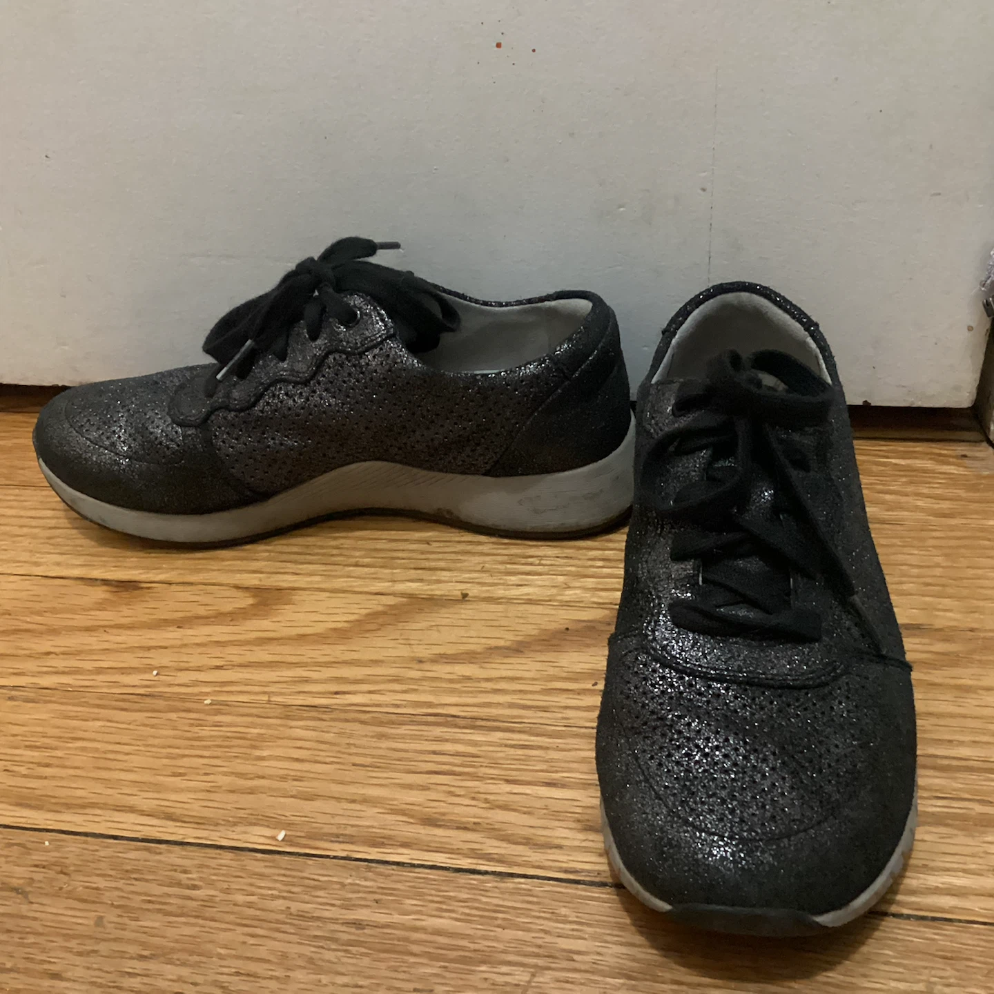 Size 5.5 Dansko Women's Black Glitter Sneakers