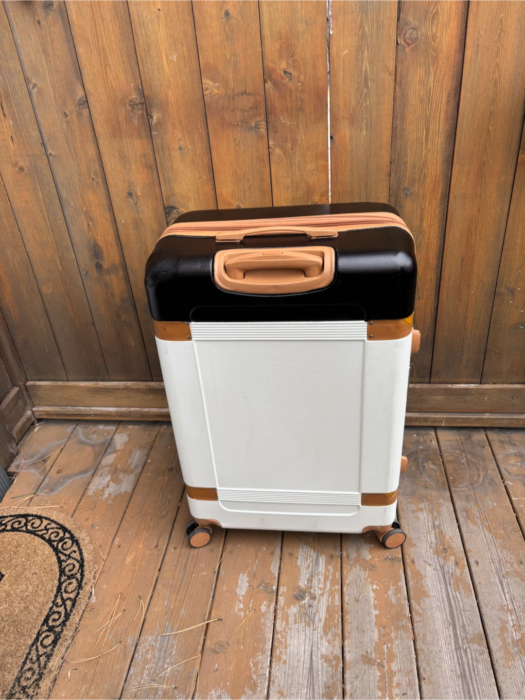Large Check in Lucky Brand Rolling Luggage - photo 4