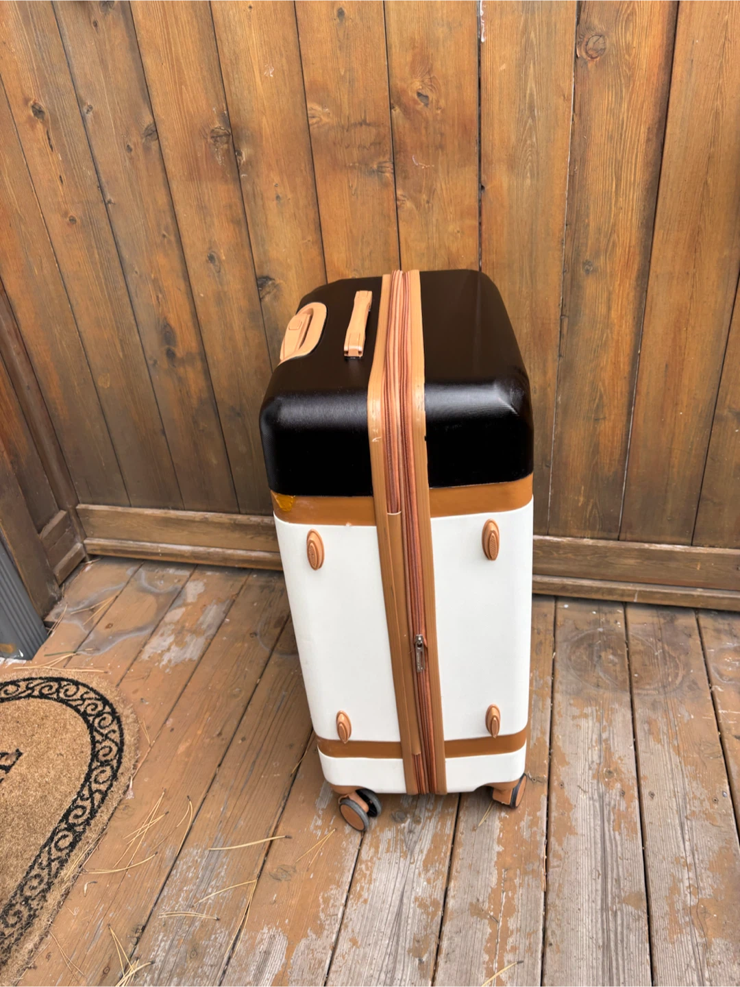 Large Check in Lucky Brand Rolling Luggage - photo 5