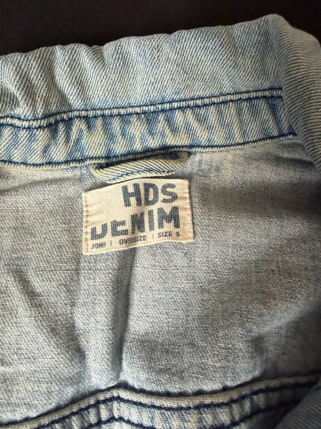 HDS Denim Oversize Jacket - Size S - photo 3