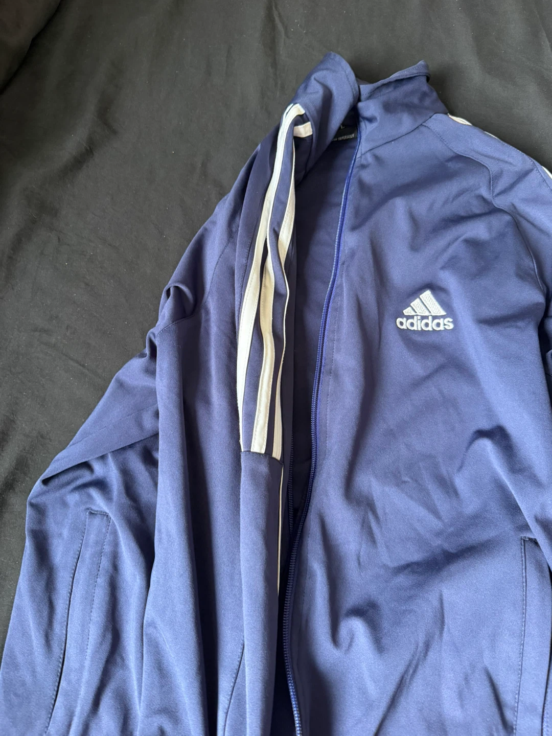 Adidas Navy Blue Track Jacket - photo 4