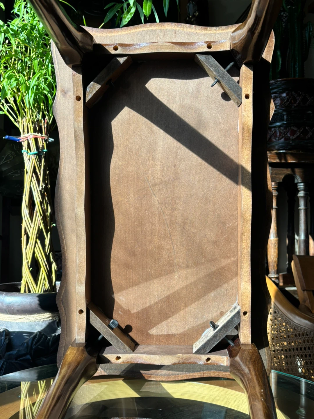 Small Wooden Side Table French style / vintage - photo 4