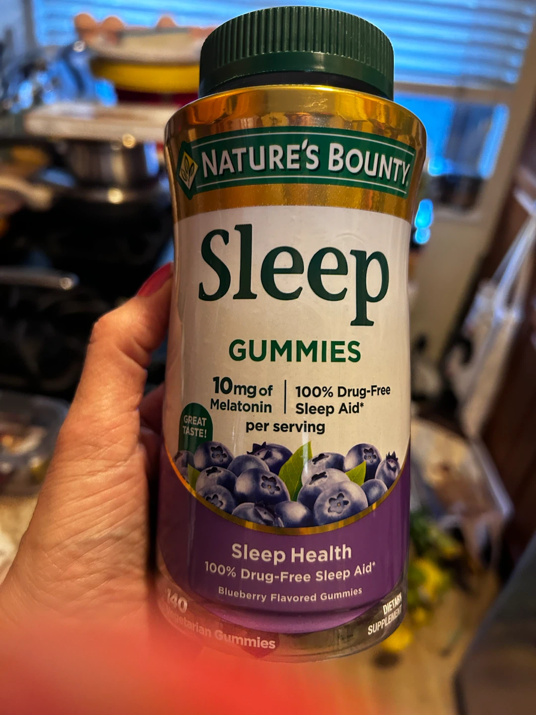 Nature's Bounty Sleep Gummies 10mg Melatonin