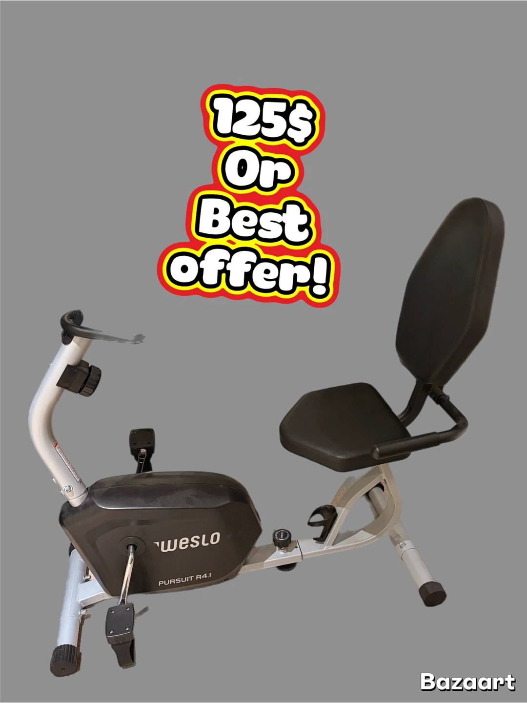 Weslo Pursuit R4.1 Recumbent Exercise Bike - photo 4