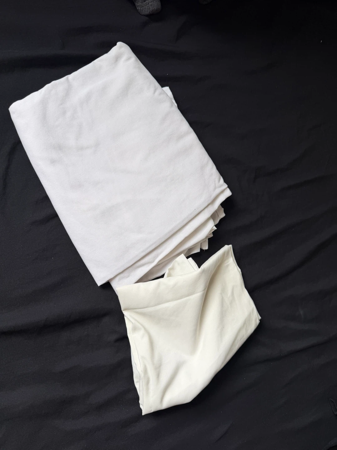 White Fitted Sheet and Flat Sheet