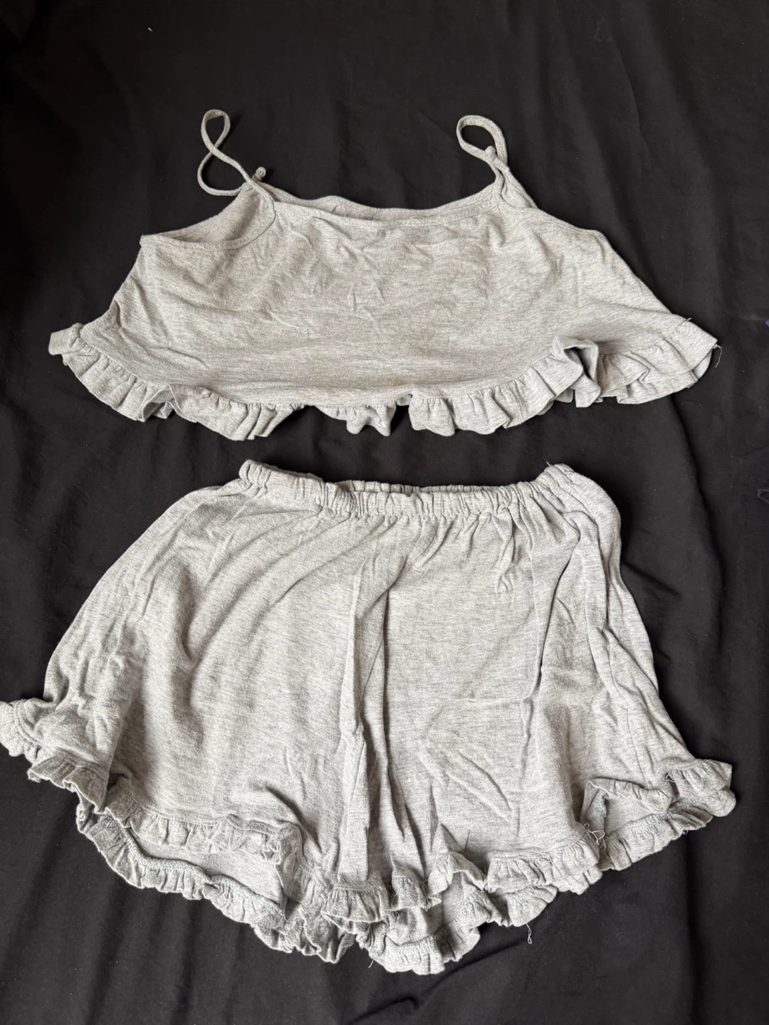 Grey Two-Piece Lounge Set