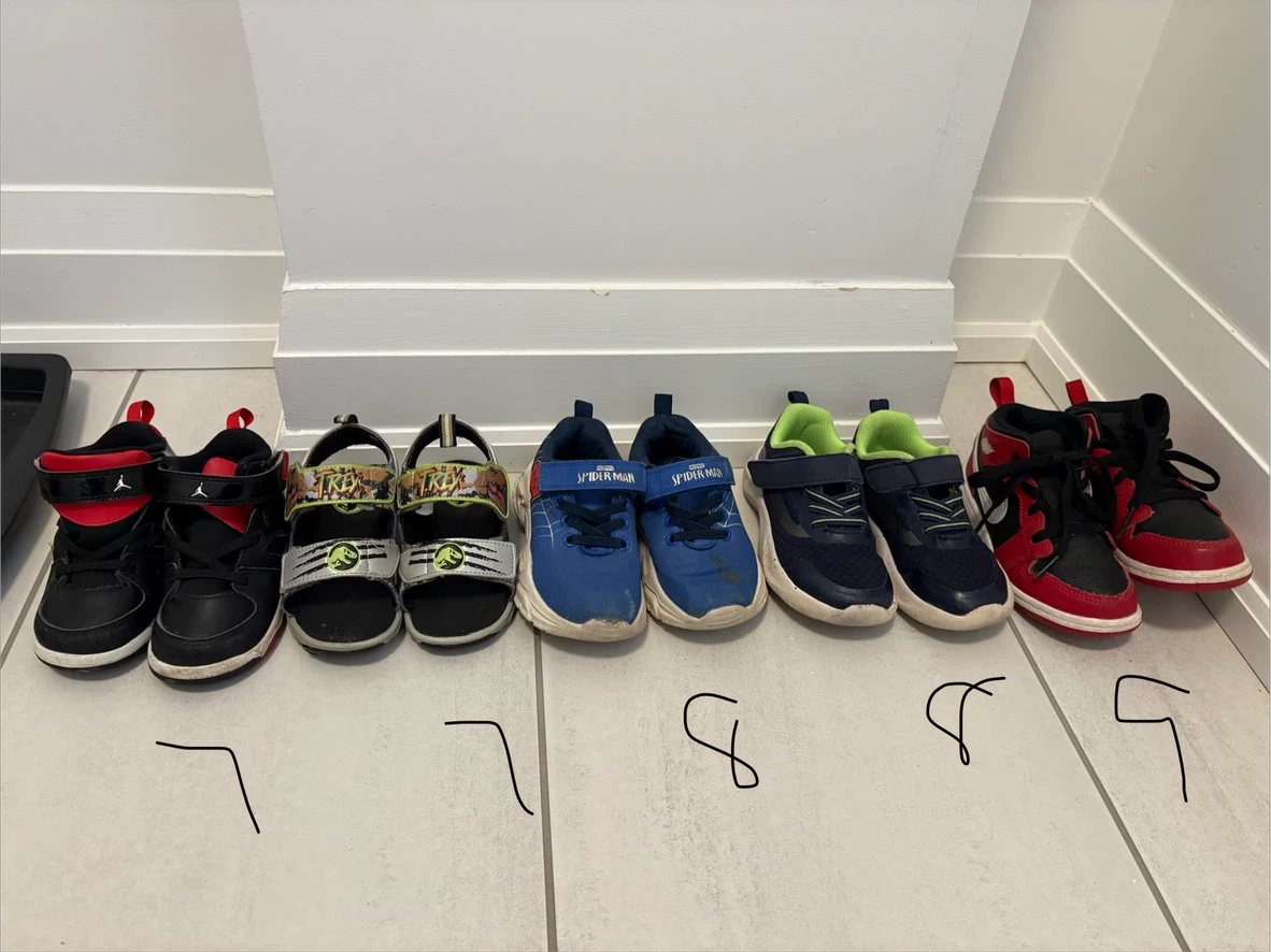Assorted Kids Shoes Sizes 7-9