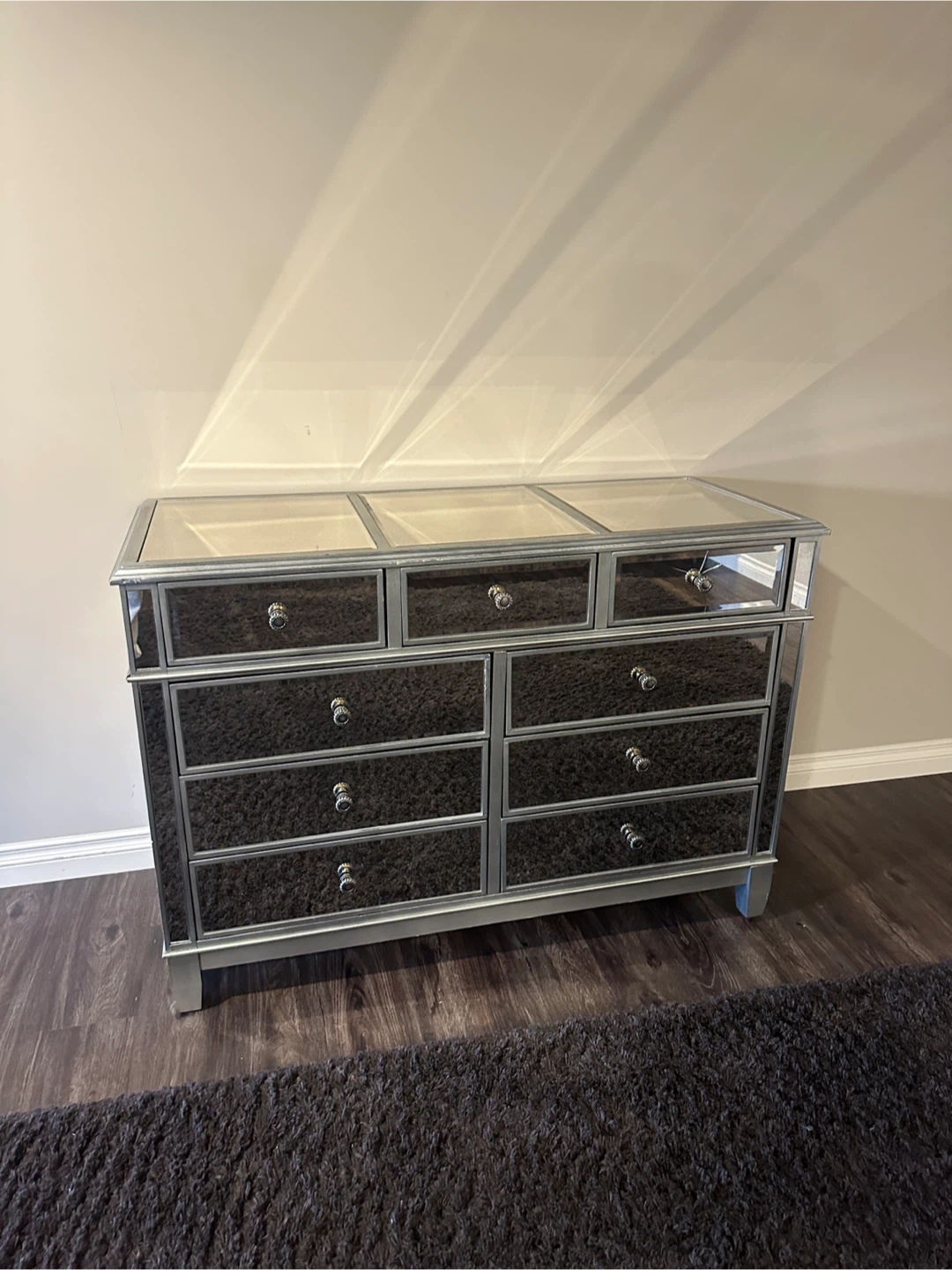 NEED GONE Mirrored Dresser