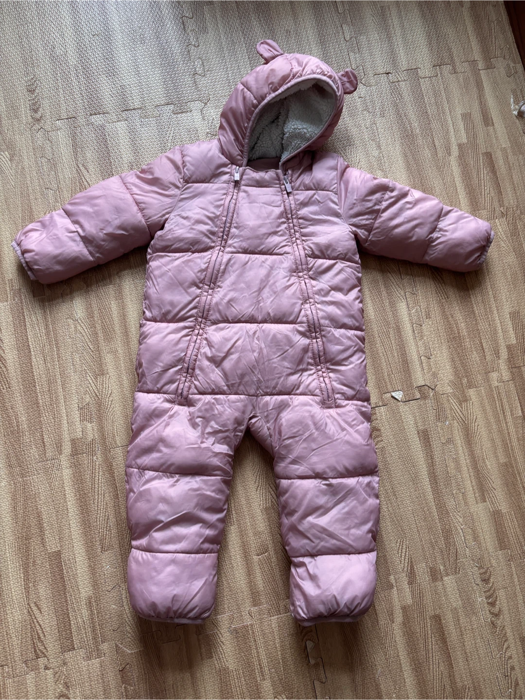Baby Gap Pink Puffer Snowsuit