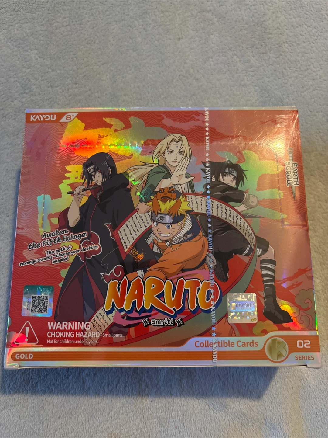 Kayou Naruto Collectible Cards Gold Series 02
