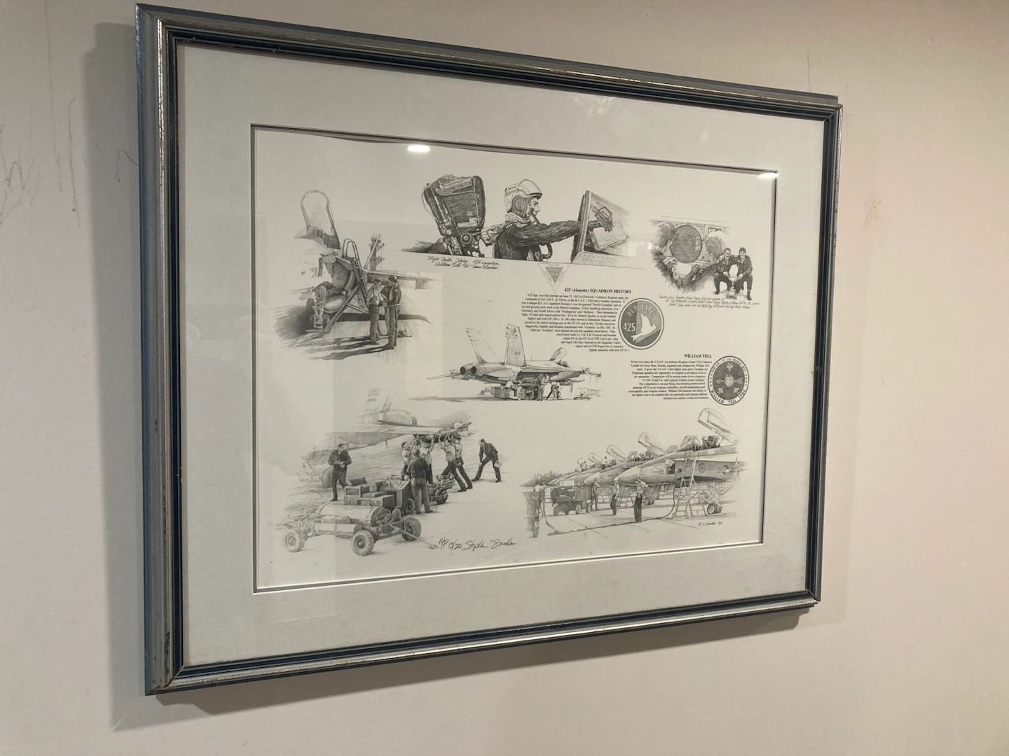 Stephen Snider 425 Squadron Artist Proof Print