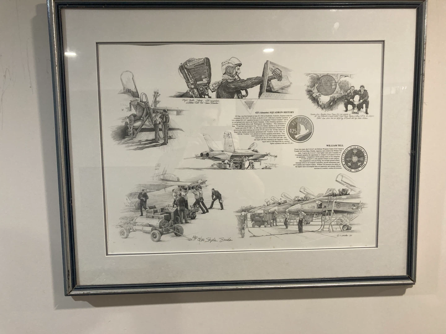 Stephen Snider 425 Squadron Artist Proof Print - photo 2